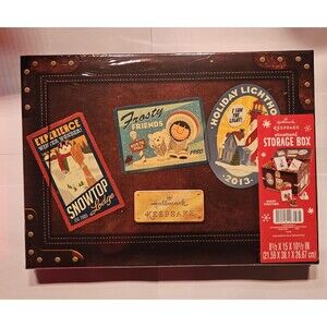 Vintage Hallmark Keepsake Christmas Ornament Storage Pop Up Box Unique Rare